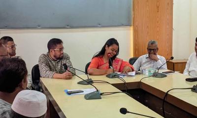 বীরগঞ্জে পহেলা বৈশাখ উদযাপন উপলক্ষে প্রস্তুতি সভা