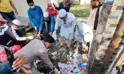 বাউফলে এমপি শফিকুল মাসুদের নেতৃত্বে পরিচ্ছন্নতা অভিযান শুরু