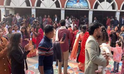 রাজশাহীতে বর্ণাঢ্য আয়োজনে খ্রিস্টানদের বড়দিন উদযাপন
