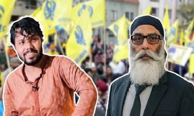 হাদি হত্যাকাণ্ডে ভারতকে দায়ী করে ৫ দেশে বিক্ষোভ করল শিখরা
