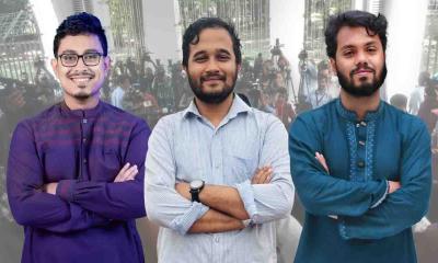 হাসিনার রায়ের আগে ট্রাইব্যুনাল চত্বরে সাদিক মুগ্ধ হাদি