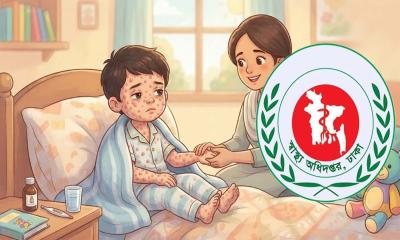 দেশে হামে আরও ৫ শিশুর মৃত্যু
