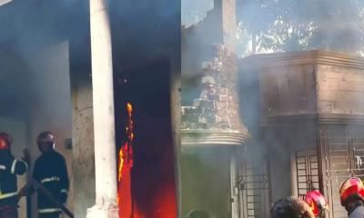 মাদরাসাছাত্রীকে ধর্ষণচেষ্টার অভিযোগে পরিচালক আটক, প্রতিষ্ঠানে আগুন