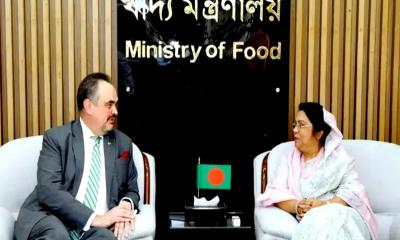 নিরাপদ খাদ্য নিশ্চিতকরণে যুক্তরাষ্ট্রের কারিগরি সহায়তা চাইলেন খাদ্যমন্ত্রী