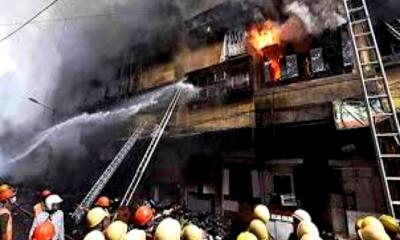 এসির বিস্ফোরণে‍‍` কলকাতার হোটেলে আগুন