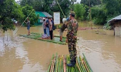 চট্টগ্রামের ৭ উপজেলায় বন্যা মোকাবিলায় সেনা মোতায়েন