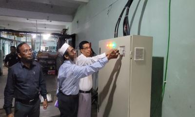 সোলার প্যানেল প্রকল্পে ঠাকুরগাঁওয়ে যুক্ত হলো ৩২২ কিলোওয়াট বিদ্যুৎ ব্যবস্থা