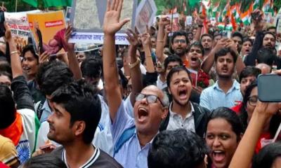 সিইসির পদত্যাগের দাবিতে দিল্লিতে বিক্ষোভ, আটক ৫ শতাধিক