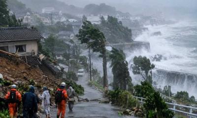 জাপানে টাইফুন দুজুয়ানের তাণ্ডবে নিহত ২