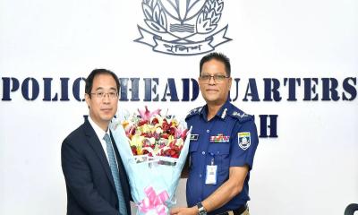 সাইবার অপরাধ দমনে আইজিপির সঙ্গে চীনা প্রতিনিধিদলের আলোচনা