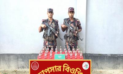 হরিপুর ও পীরগঞ্জ সীমান্তে বিজিবির অভিযান: লাখ টাকার মাদক উদ্ধার