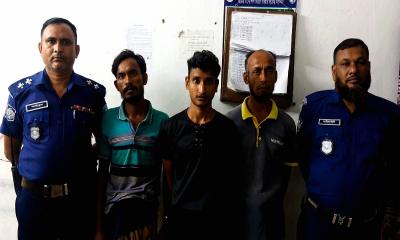 চিরিরবন্দরে গাঁজাসহ আটক ৩,ভ্রাম্যমাণ আদালতে কারাদণ্ড
