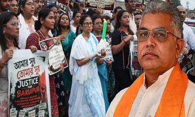 মুসলিম মেয়ে মরেছে বলেই এত আন্দোলন, মন্তব্য মন্ত্রী দিলীপের