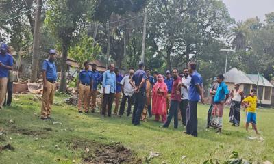 বিরামপুরে সরকারি জমি উদ্ধার, দুই হাজার টাকা জরিমানা