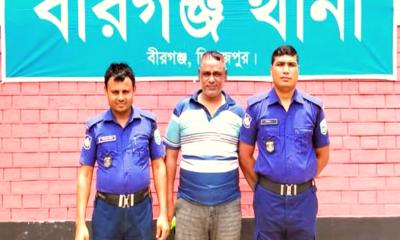 বীরগঞ্জে ১০০ পিস ট্যাপেন্টাডল ট্যাবলেটসহ এক ব্যক্তি গ্রেপ্তার