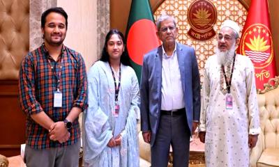 বঙ্গভবনে শহীদ মুগ্ধর পরিবারের সঙ্গে রাষ্ট্রপতির সাক্ষাৎ