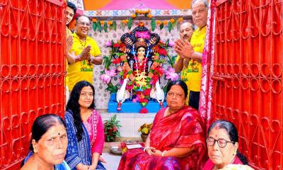 শতবর্ষের মা মনসার মন্দিরে মনসা পূজার্চনা সম্পন্ন