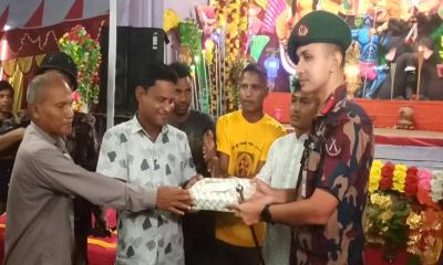 পঞ্চগড় সীমান্তে দুর্গাপূজা ঘিরে বিজিবির কড়া নিরাপত্তা জোরদার