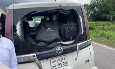 আবার জাতীয় নাগরিক পার্টির গাড়িবহরে হামলা
