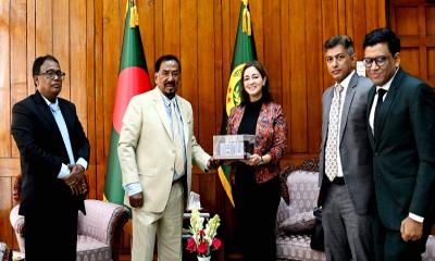 স্পিকারের সঙ্গে উইনরক ইন্টারন্যাশনালের সাক্ষাৎ