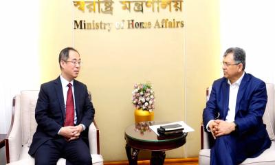 স্বরাষ্ট্রমন্ত্রীর সঙ্গে চীনের চার্জ দ্য অ্যাফেয়ার্সের বৈঠক