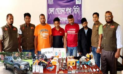 দিনাজপুরে ডাকাতির প্রস্তুতিকালে আন্তঃজেলা ডাকাত দলের ৪ জন গ্রেপ্তার