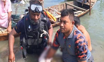 পূর্ণভবা নদীতে নিখোঁজের আড়াই ঘণ্টা পর আফজালের মরদেহ উদ্ধার
