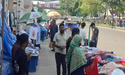 ঈদের তৃতীয় দিনেও ক্রেতাশূন্য রাজধানীর নিউমার্কেট