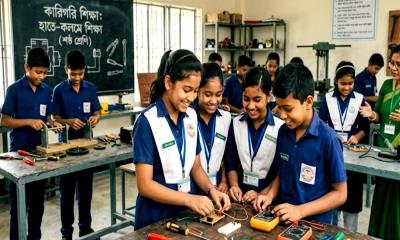ষষ্ঠ শ্রেণী থেকেই কারিগরি শিক্ষা বাধ্যতামূলক