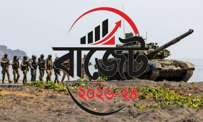 প্রতিরক্ষা খাতে বরাদ্দ বাড়ছে ১ হাজার ৫৯৩ কোটি টাকা