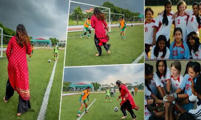 গোল করে মুগ্ধ করলেন জাইমা রহমান
