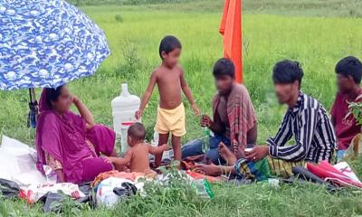 রৌমারী সীমান্তে পুশ ইনের চেষ্টা, শূন্যরেখায় মানবেতর জীবন