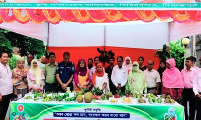 চিরিরবন্দরে দেশীয় ফল মেলার আনুষ্ঠানিক উদ্বোধন