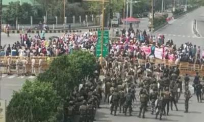 ভারতের মণিপুরে পুলিশের সাথে সংঘর্ষে আহত ৩০