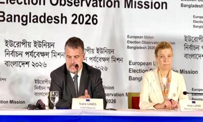 জাতীয় নির্বাচনে ইঞ্জিনিয়ারিংয়ের অভিযোগ পায়নি ইইউ নির্বাচন মিশন