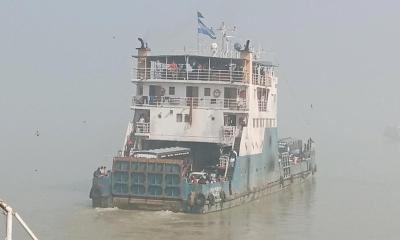 দৌলতদিয়া-পাটুরিয়া রুটে ফেরি চলাচল বন্ধ