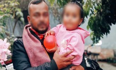 বজ্রপাতে প্রাণ গেল বাবার, কোল থেকে ছিটকে প্রাণে রক্ষা শিশুসন্তানের