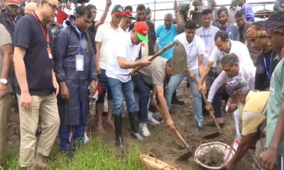 ৪৯ বছর পর বাসিয়া নদী পুনঃখনন উদ্বোধন করলেন প্রধানমন্ত্রী