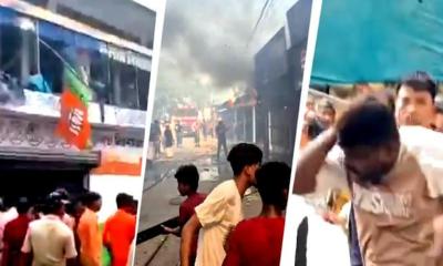 নির্বাচনের ফল প্রকাশের পর পশ্চিমবঙ্গজুড়ে সহিংসতা