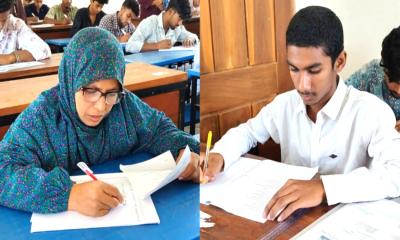 ২৯ বছর পর ছেলের সাথে এসএসসি পরীক্ষা দিচ্ছেন মা