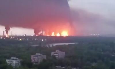রাশিয়ার তেল শোধনাগারে একের পর এক ড্রোন হামলা