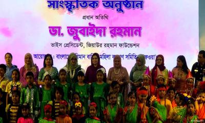 শিশুদের সম্ভাবনা বিকাশে সুযোগ সৃষ্টির আহ্বান জুবাইদার