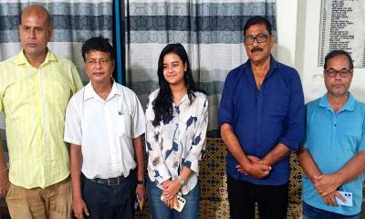 দিনাজপুর প্রেসক্লাব নেতৃবৃন্দের সঙ্গে সাংবাদিক কন্যার মতবিনিময়