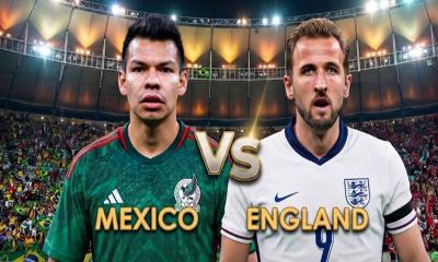 কোয়ার্টার ফাইনালে ওঠার লড়াইয়ে মেক্সিকো ও ইংল্যান্ড