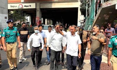 তারেক রহমান রাজধানীর হকারমুক্ত মিরপুর ১০ এলাকা পরিদর্শন করলেন