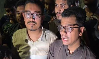 শাহবাগ থানায় হামলার নিন্দা জানালেন ডাকসু জিএস ফরহাদ