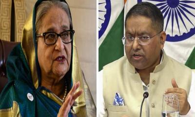 শেখ হাসিনাকে প্রত্যর্পণের অনুরোধ খতিয়ে দেখছে ভারত