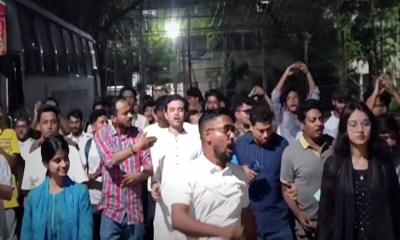 আ.লীগের ‘লকডাউন’ কর্মসূচির প্রতিবাদে জবিতে ছাত্রদলের বিক্ষোভ 