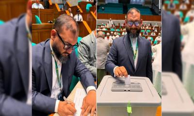 রাষ্ট্রপতি পদে ভোট দিয়ে ফেসবুক পোস্টে যা লিখলেন আরমান