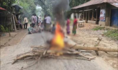 রাঙামাটি-খাগড়াছড়ি সড়কে অবরোধ